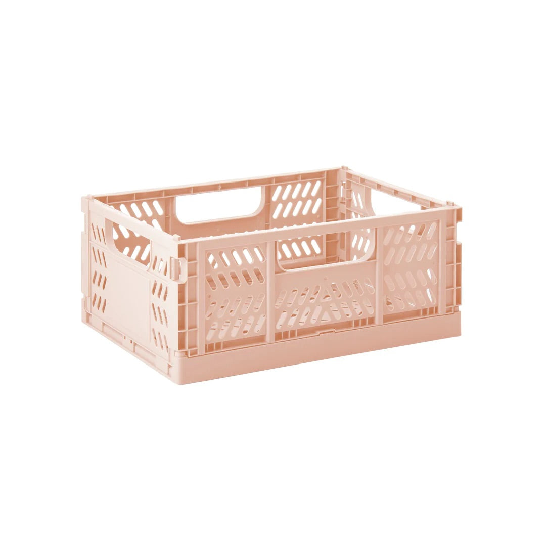 3 Sprouts Modern folding crate - Clay - 2 sizes available