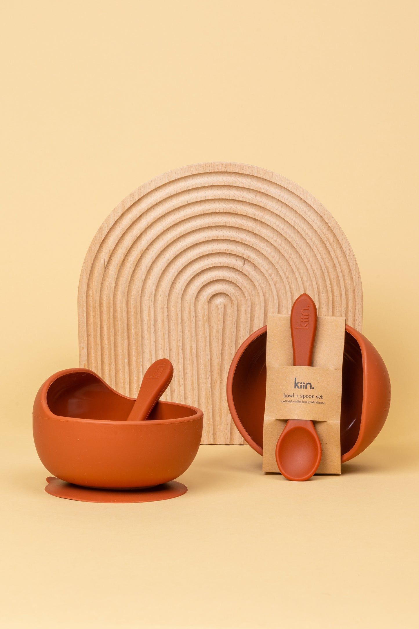 Kiin Baby Silicone Bowl + Spoon Set