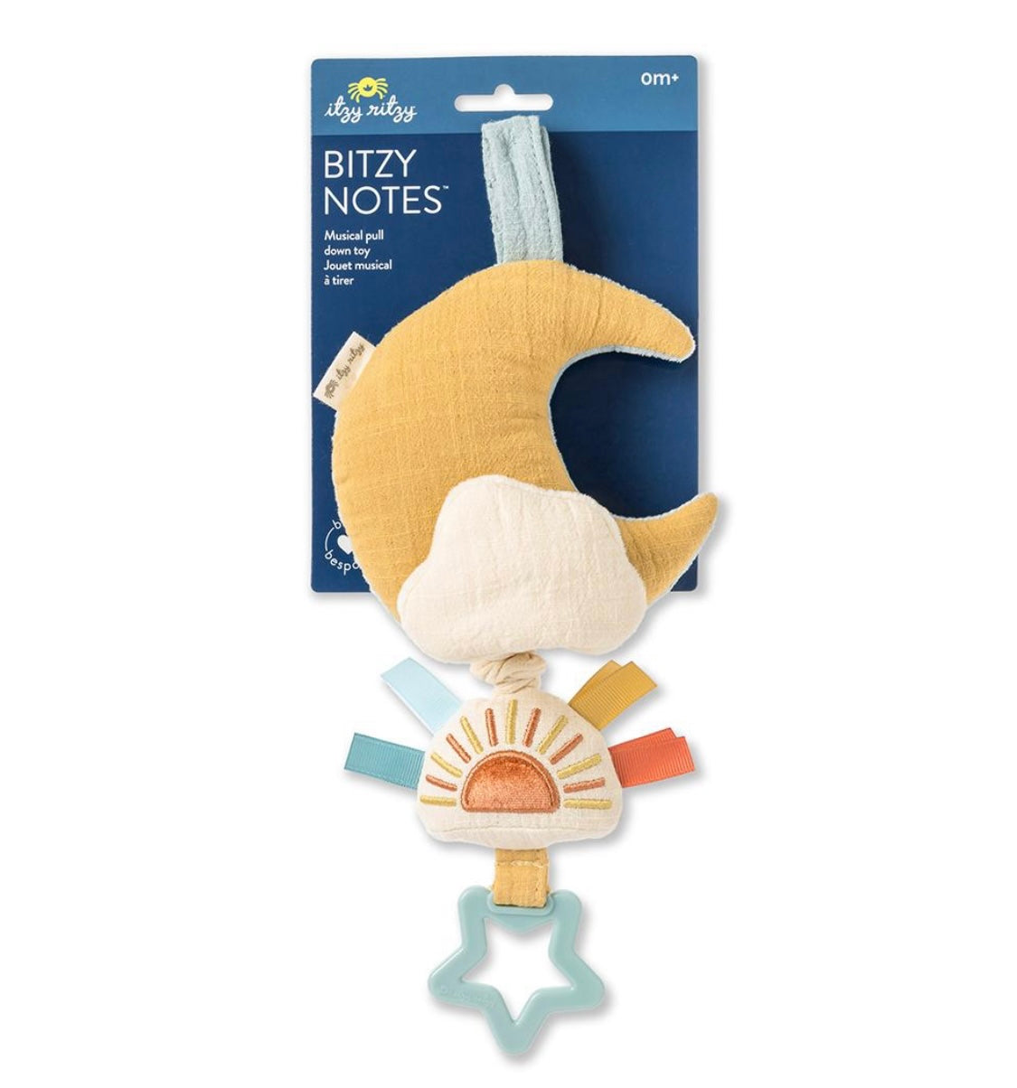 Bitzy Notes™ Musical Pull-Down Toy Cloud/Sun
