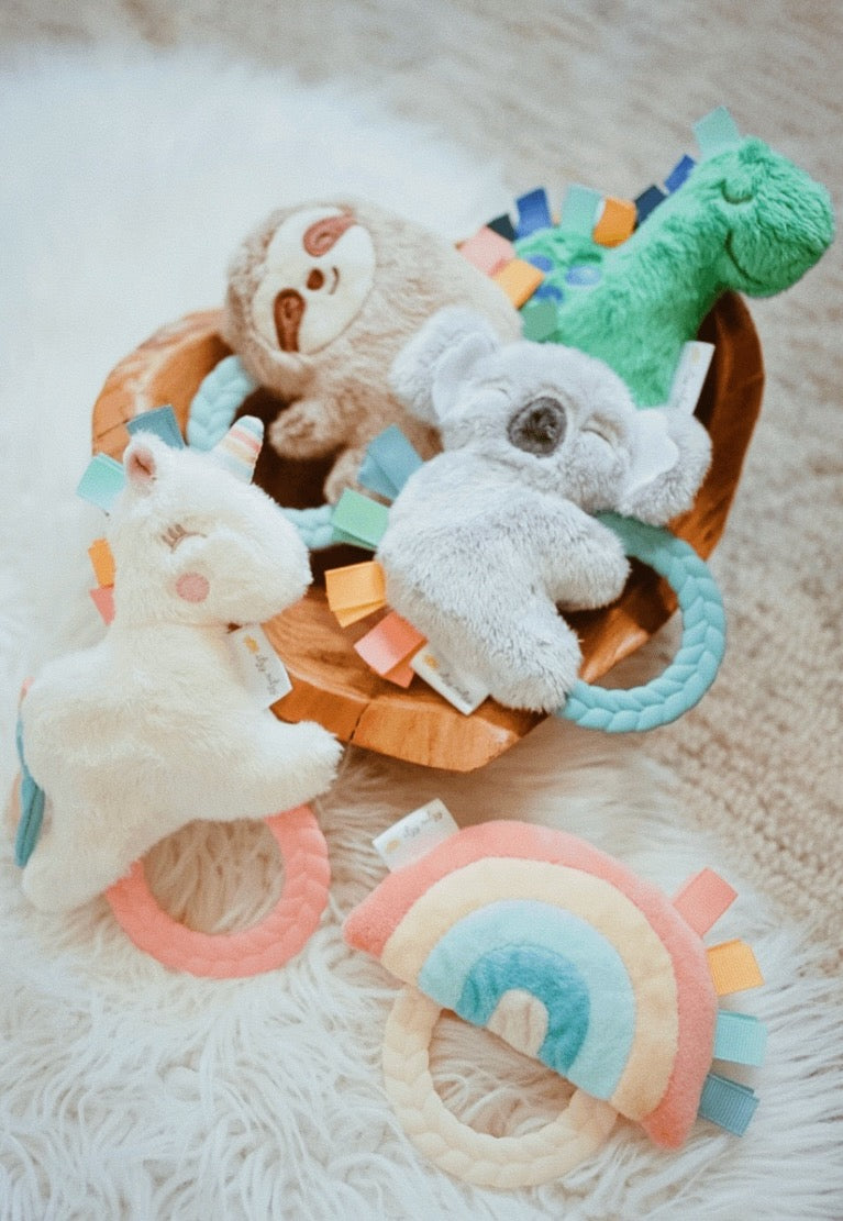 Ritzy Rattle Pal™ Plush Rattle Pal with Teether