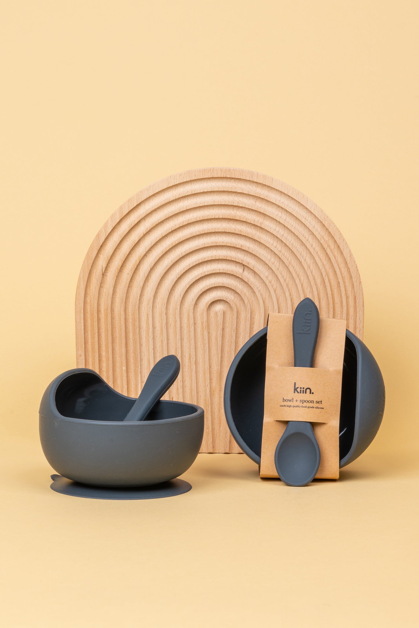 Kiin Baby Silicone Bowl + Spoon Set