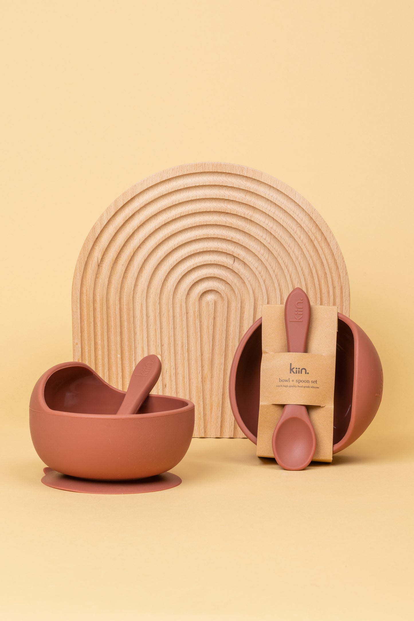 Kiin Baby Silicone Bowl + Spoon Set
