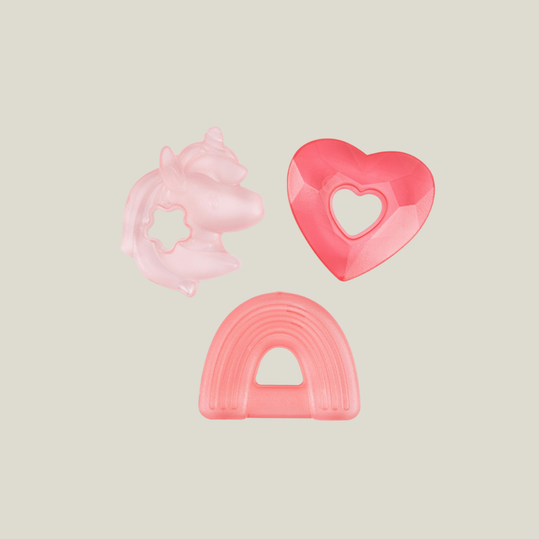 Unicorn Cutie Coolers™ Water Filled Teethers (3-pack)