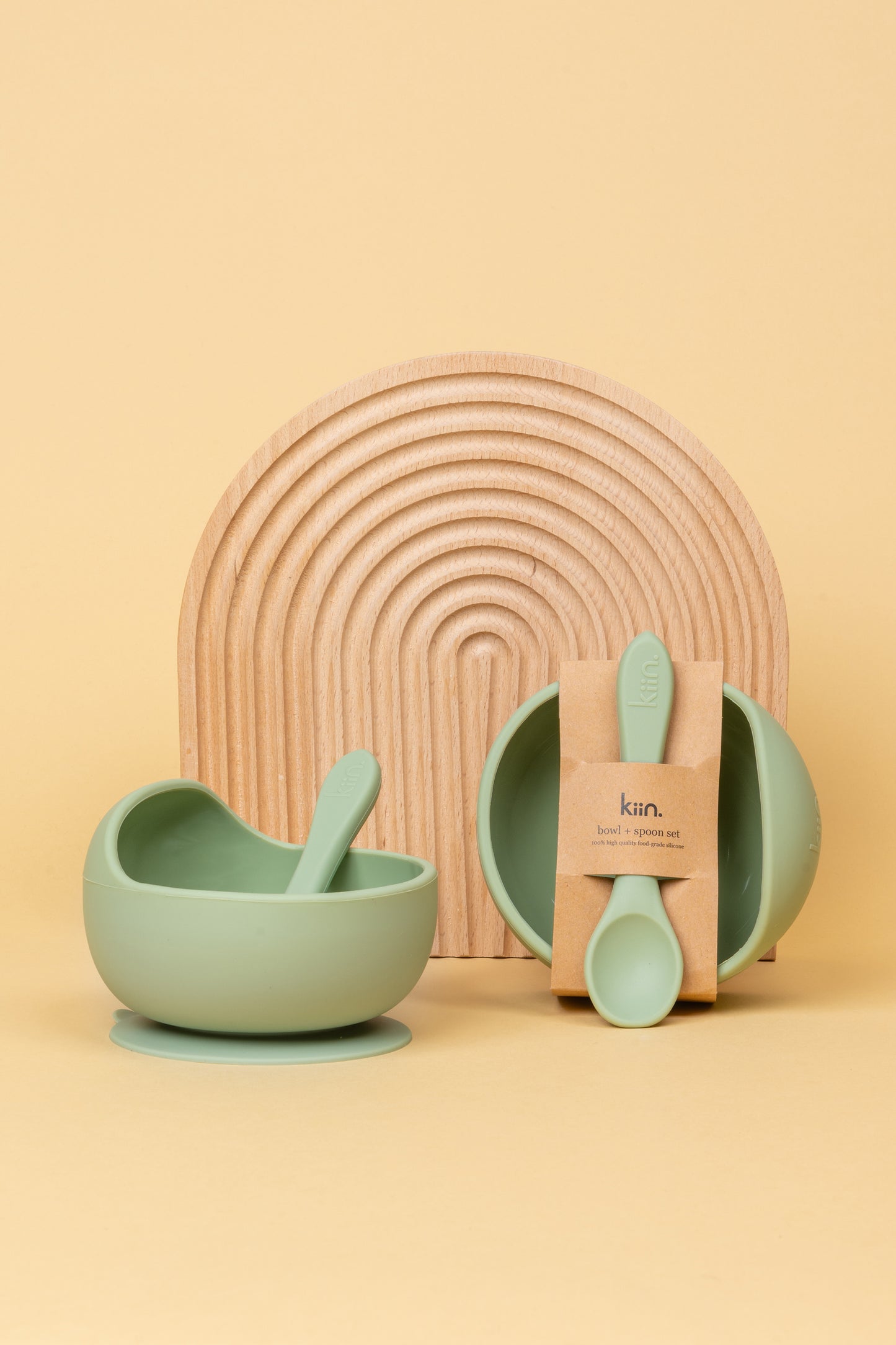 Kiin Baby Silicone Bowl + Spoon Set