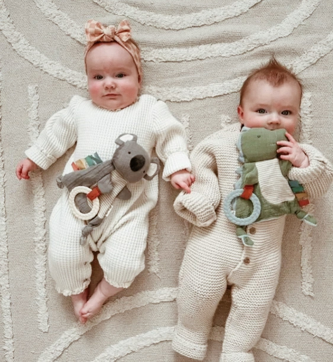 Bitzy Crinkle™ Sensory Toy with Teether