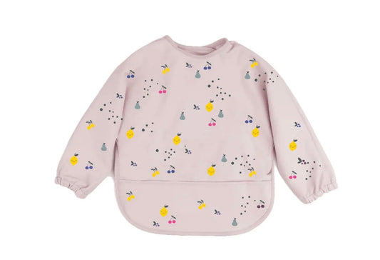 The Cotton Cloud Long Sleeve Bib- Fruity