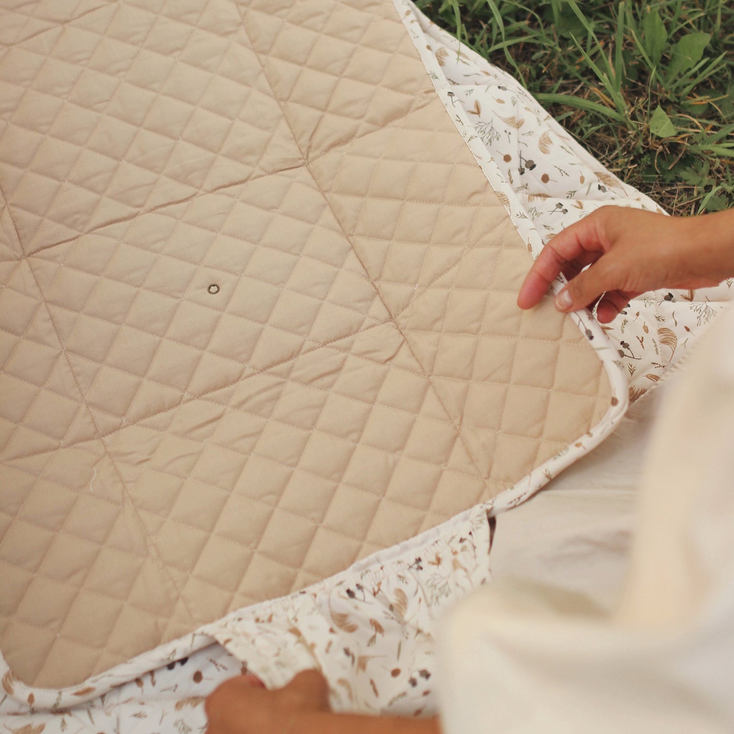 Avery Row Travel Baby Changing Mat - Grasslands