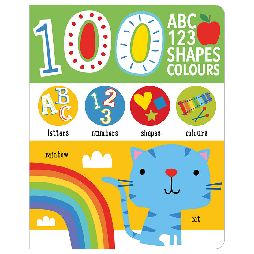 First 100 Alphabet, Shapes, Colours, Numbers