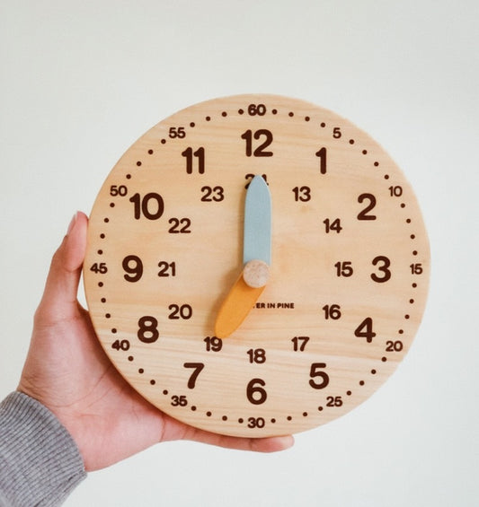 Wooden Clock Toy