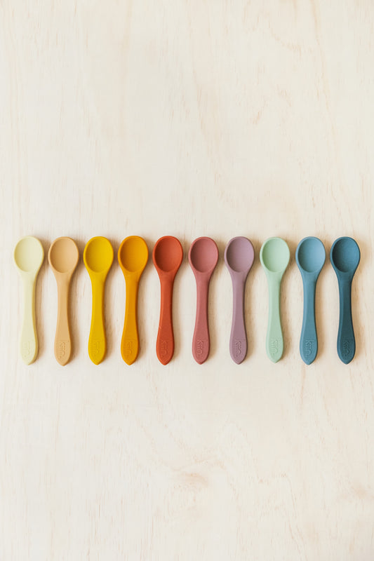 Kiin Baby Silicone Spoon Twin Pack