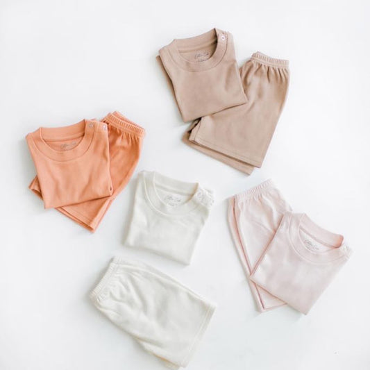 COTTON CUB— Shirt + Short set Organic Certified Cotton