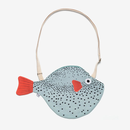 Don Fisher Pufferfish - Aqua (Sling bag)