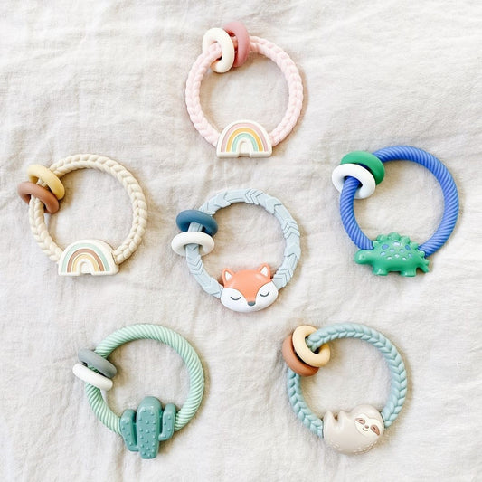 Ritzy Rattle Silicone teether