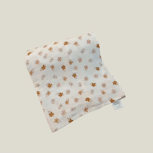 Soft bamboo swaddles- Gardenia